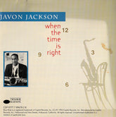 Javon Jackson - When The Time Is Right (CD) Image